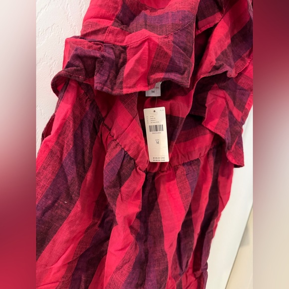 Anthropologie Striped Ruffle Romper - Picture 4 of 5